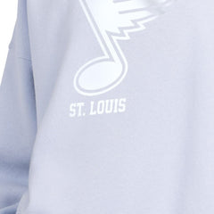 NHL Blue St. Louis Blues Starter Women's Boxy Cropped Sweatshirt