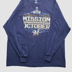 MLB Milwaukee Brewers Majestic 2011 Long Sleeve T-Shirt