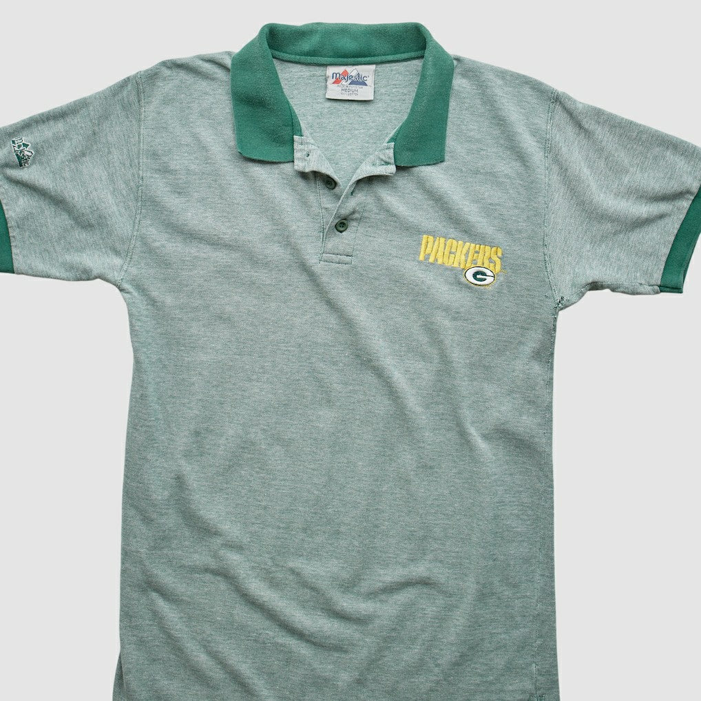 Majestic 90s Polo - Green Bay Packers