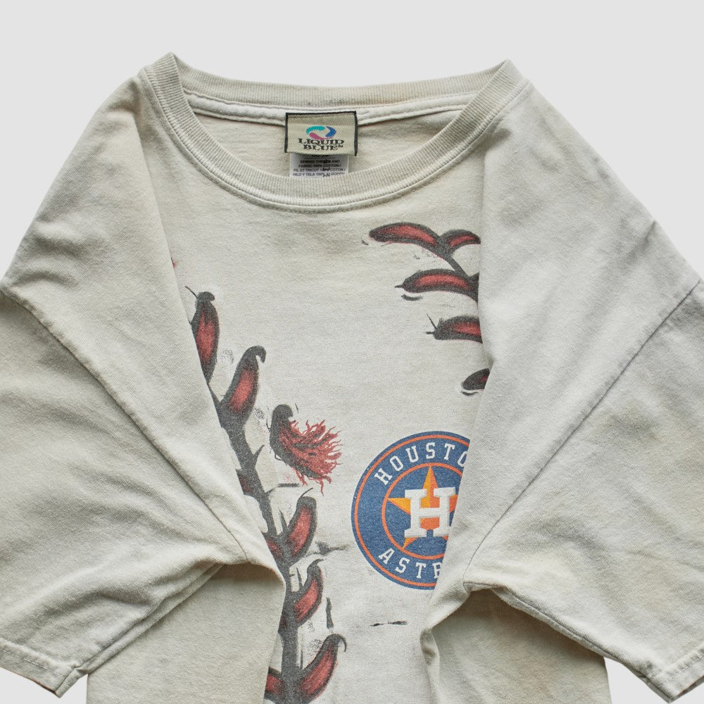 MLB Houston Astros Liquid Blue 2000s T-Shirt
