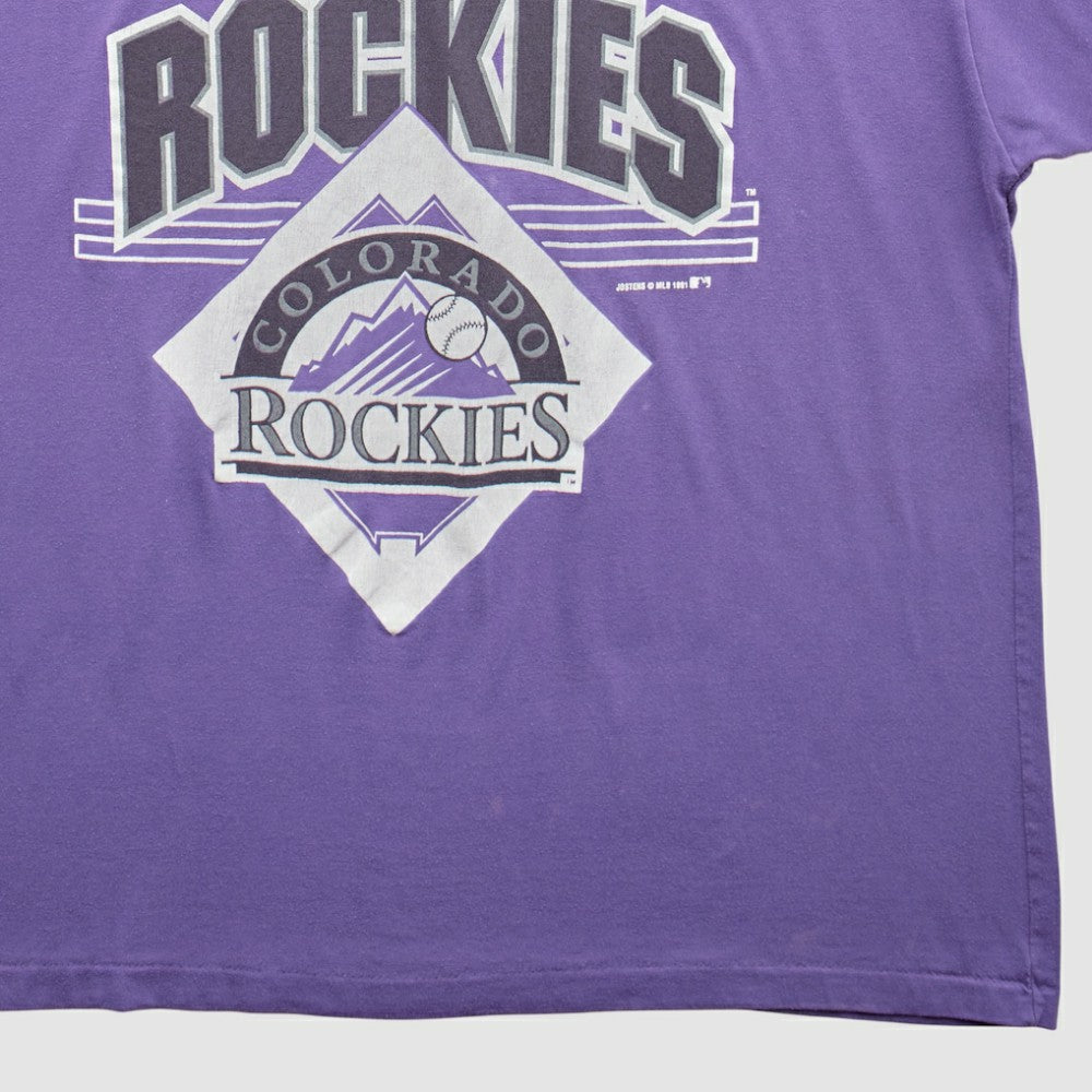 MLB Colorado Rockies Jostens 1991 T-Shirt