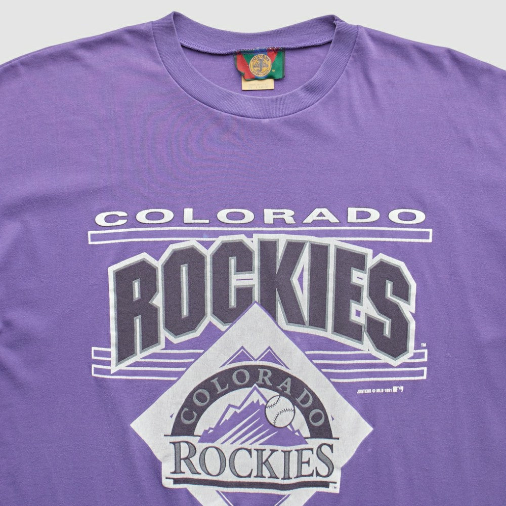 MLB Colorado Rockies Jostens 1991 T-Shirt