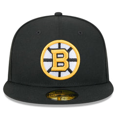 NHL Black Boston Bruins New Era Core 59FIFTY Fitted Hat