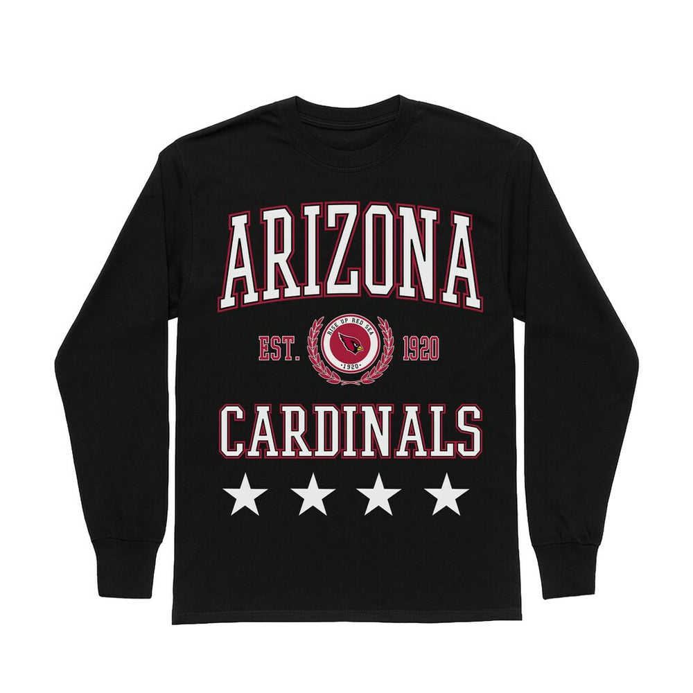 Gameday Couture Women's Oversized Everyday Star Long Sleeve T-Shirt - Arizona Cardinals