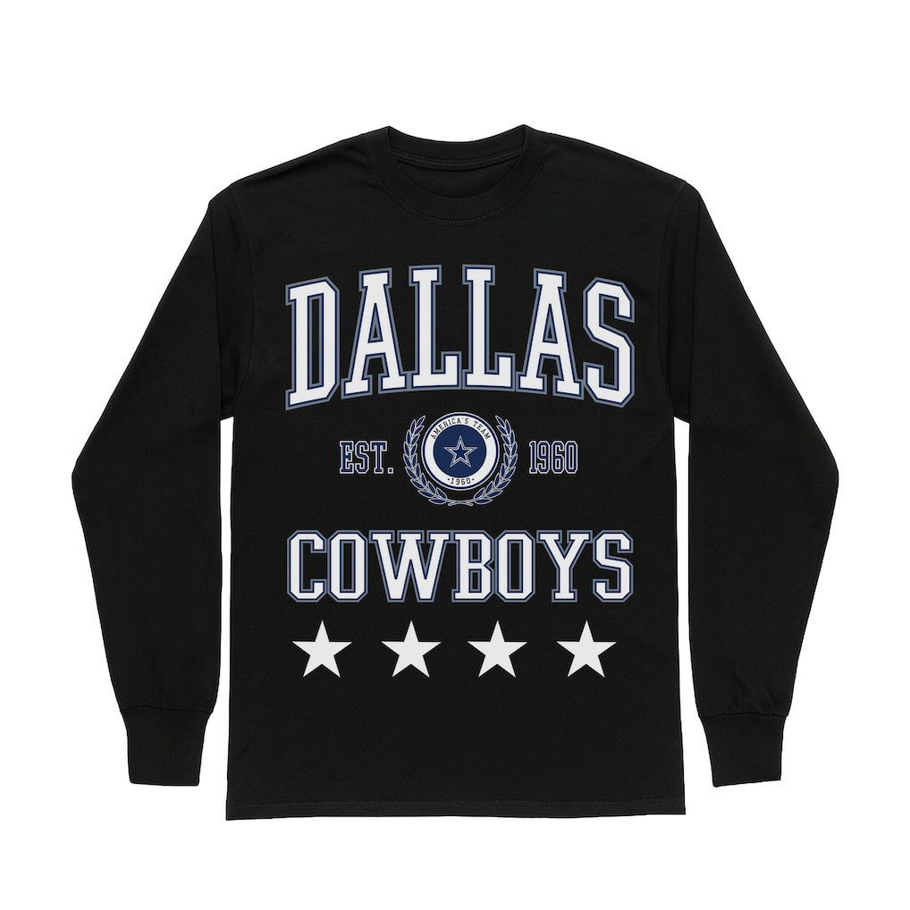 Gameday Couture Women's Oversized Everyday Star Long Sleeve T-Shirt - Dallas Cowboys