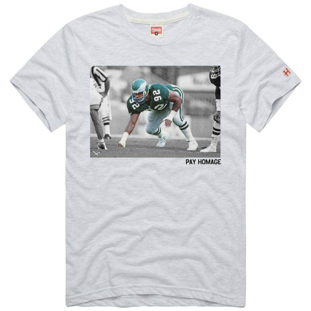 Reggie White  Homage Unisex Pay Homage Tri-Blend T-Shirt - Philadelphia Eagles