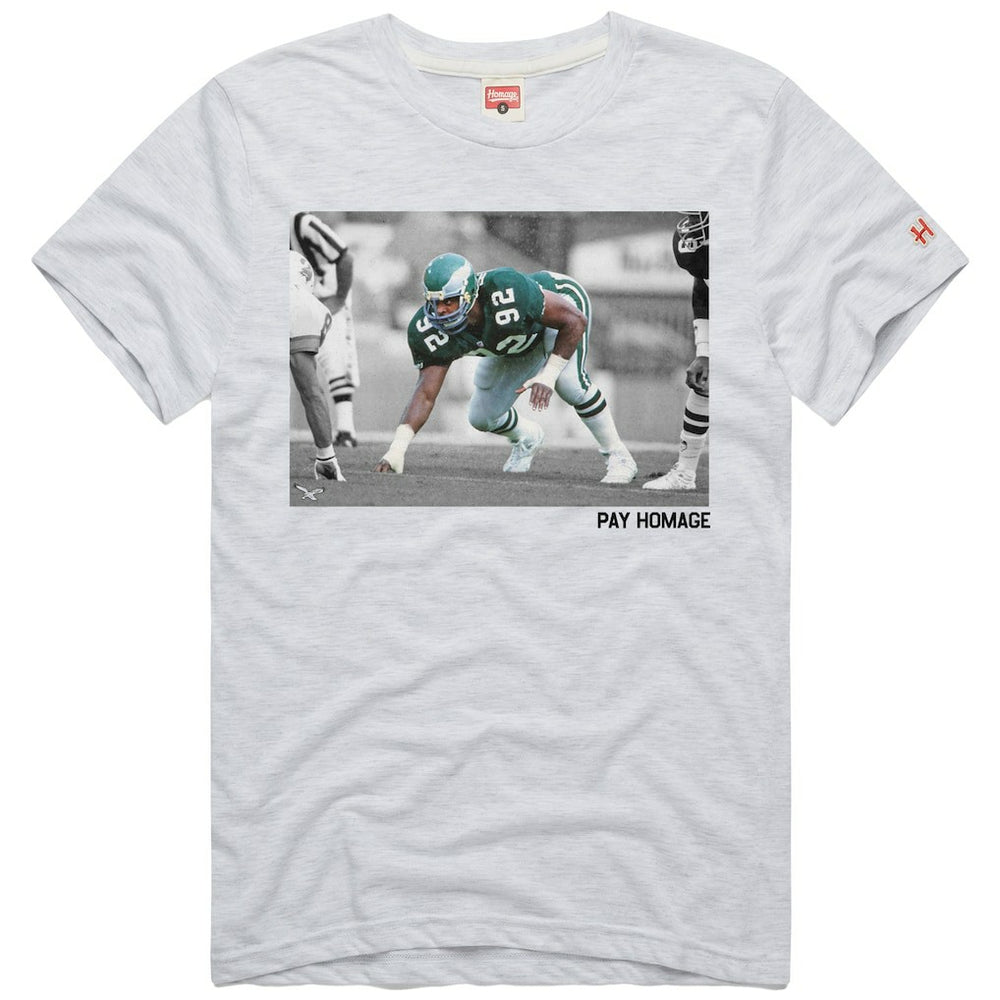 Reggie White  Homage Unisex Pay Homage Tri-Blend T-Shirt - Philadelphia Eagles