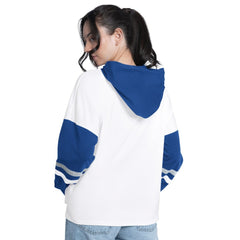MLB Los Angeles Dodgers G-III 4Her by Carl Banks Women's Key Player Oversized Hooded Long Sleeve T-Shirt