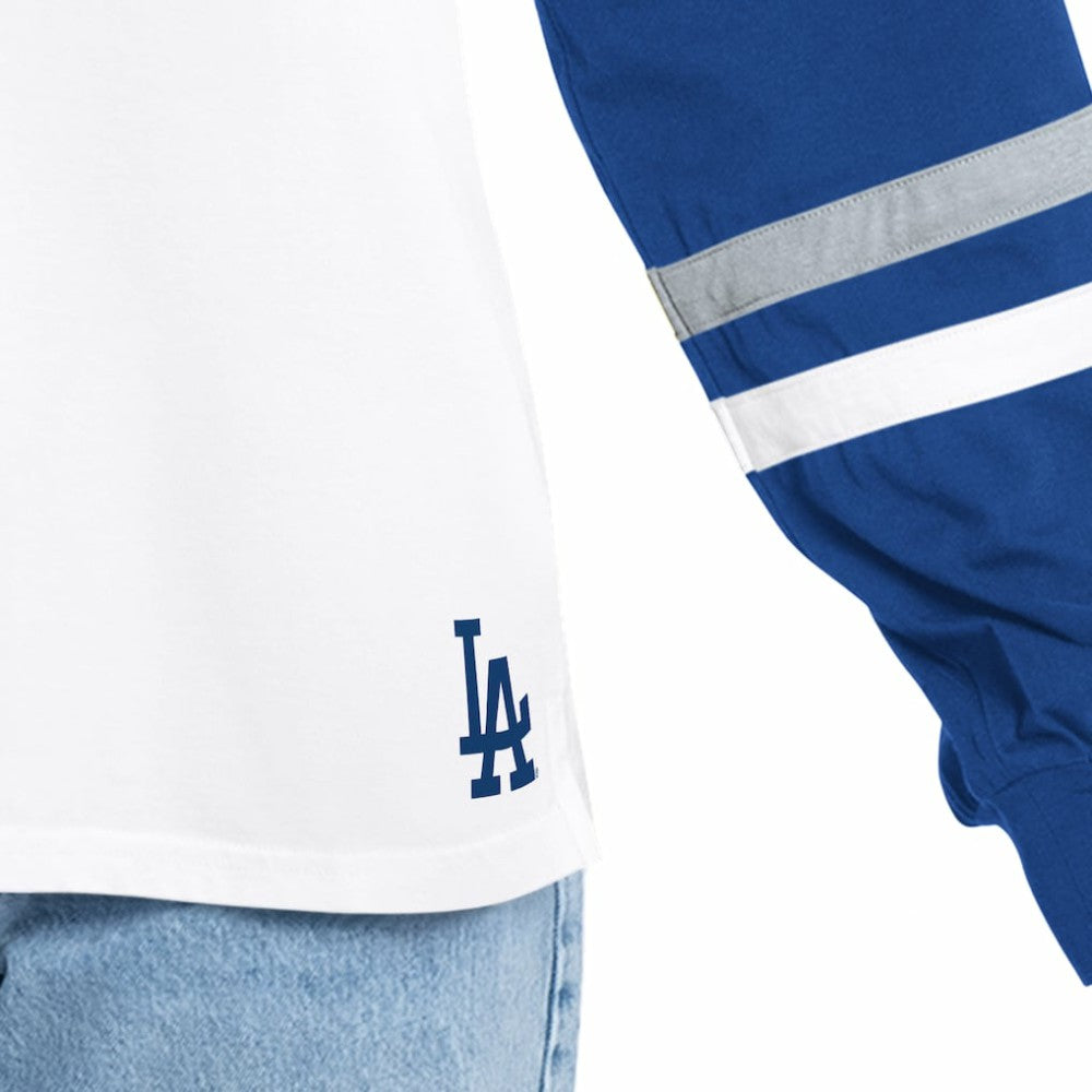 MLB Los Angeles Dodgers G-III 4Her by Carl Banks Women's Key Player Oversized Hooded Long Sleeve T-Shirt