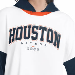 MLB Houston Astros G-III 4Her by Carl Banks Women's Key Player Oversized Hooded Long Sleeve T-Shirt