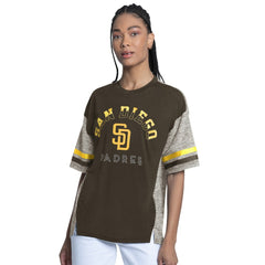 MLB San Diego Padres G-III 4Her by Carl Banks Women's Off-Season Oversized Top