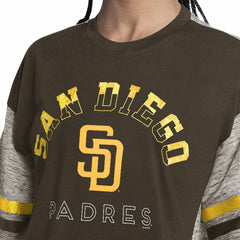 MLB San Diego Padres G-III 4Her by Carl Banks Women's Off-Season Oversized Top
