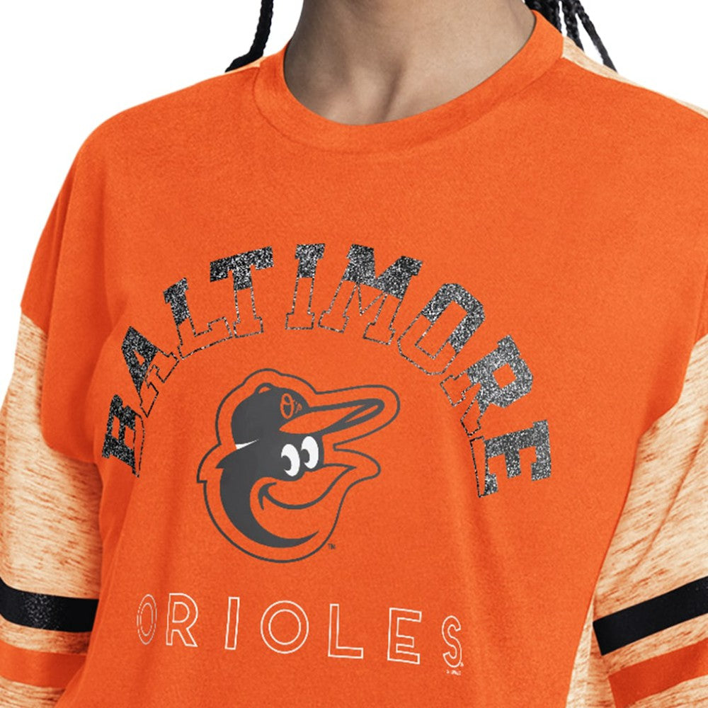 MLB Baltimore Orioles G-III 4Her by Carl Banks Women's Off-Season Oversized Top