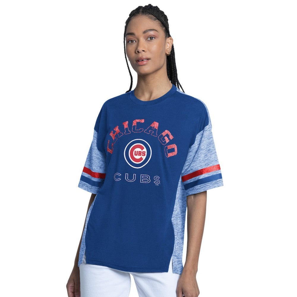 MLB Chicago Cubs G-III 4Her by Carl Banks Women's Off-Season Oversized Top