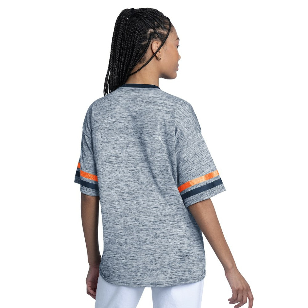 MLB Detroit Tigers G-III 4Her by Carl Banks Women's Off-Season Oversized Top
