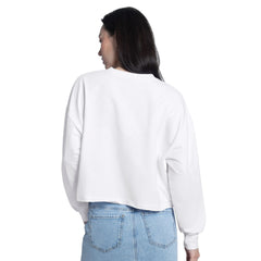 MLB Kansas City Royals G-III 4Her by Carl Banks Women's Bleachers Cropped Pullover Sweatshirt