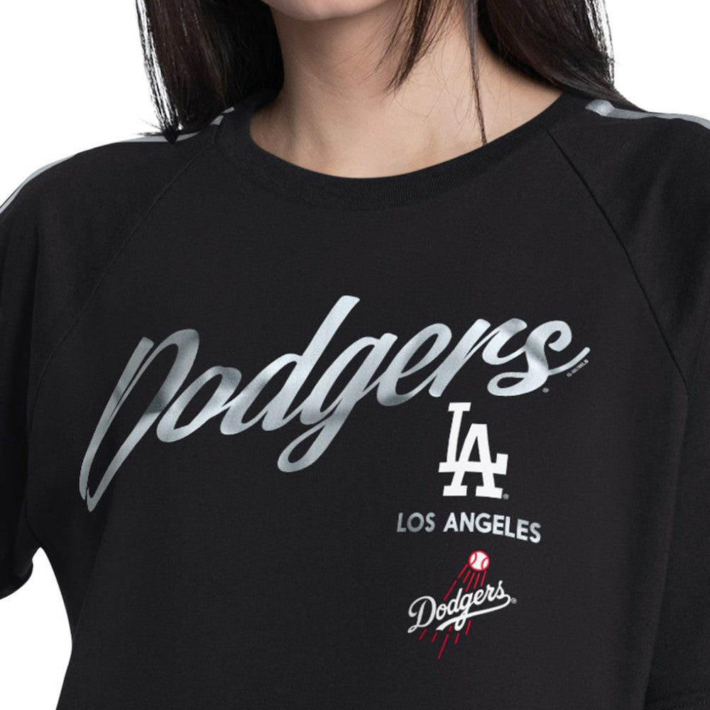 MLB Los Angeles Dodgers G-III 4Her by Carl Banks Women's Classic Play Cropped T-Shirt