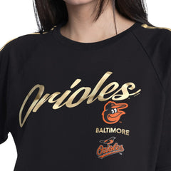 MLB Baltimore Orioles G-III 4Her by Carl Banks Women's Classic Play Cropped T-Shirt