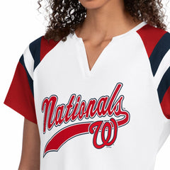MLB Washington Nationals Starter Women's Game On Notch Neck T-Shirt