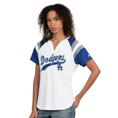 MLB Los Angeles Dodgers Starter Women's Game On Notch Neck T-Shirt