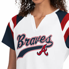 MLB Atlanta Braves Starter Women's Game On Notch Neck T-Shirt