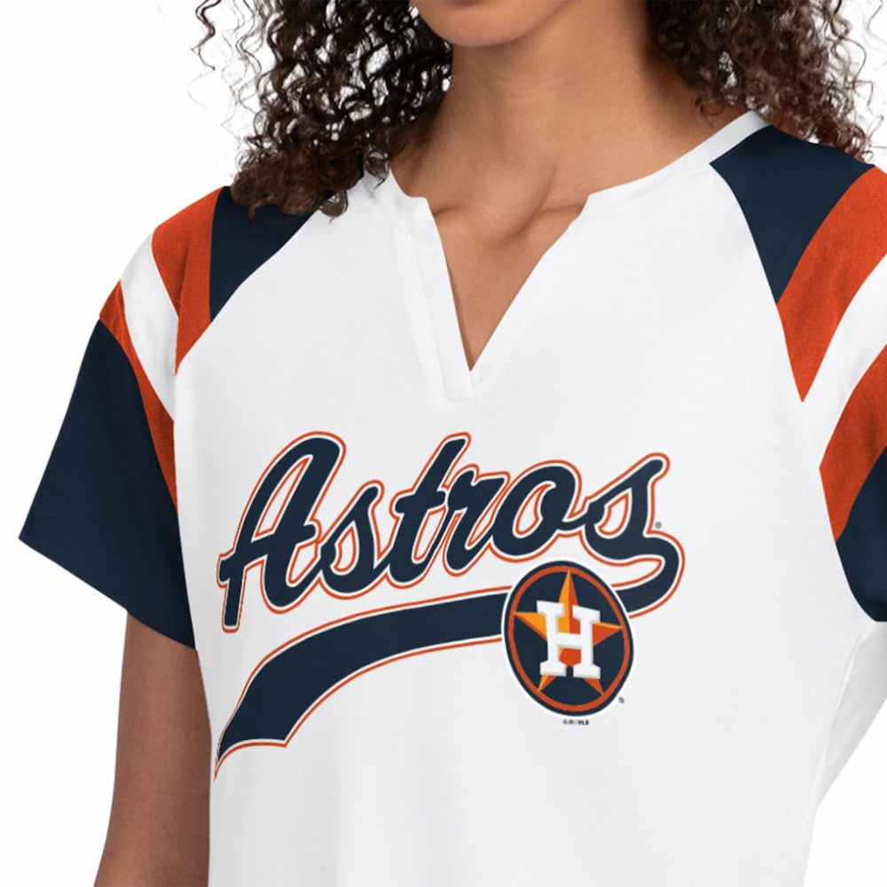 MLB Houston Astros Starter Women's Game On Notch Neck T-Shirt