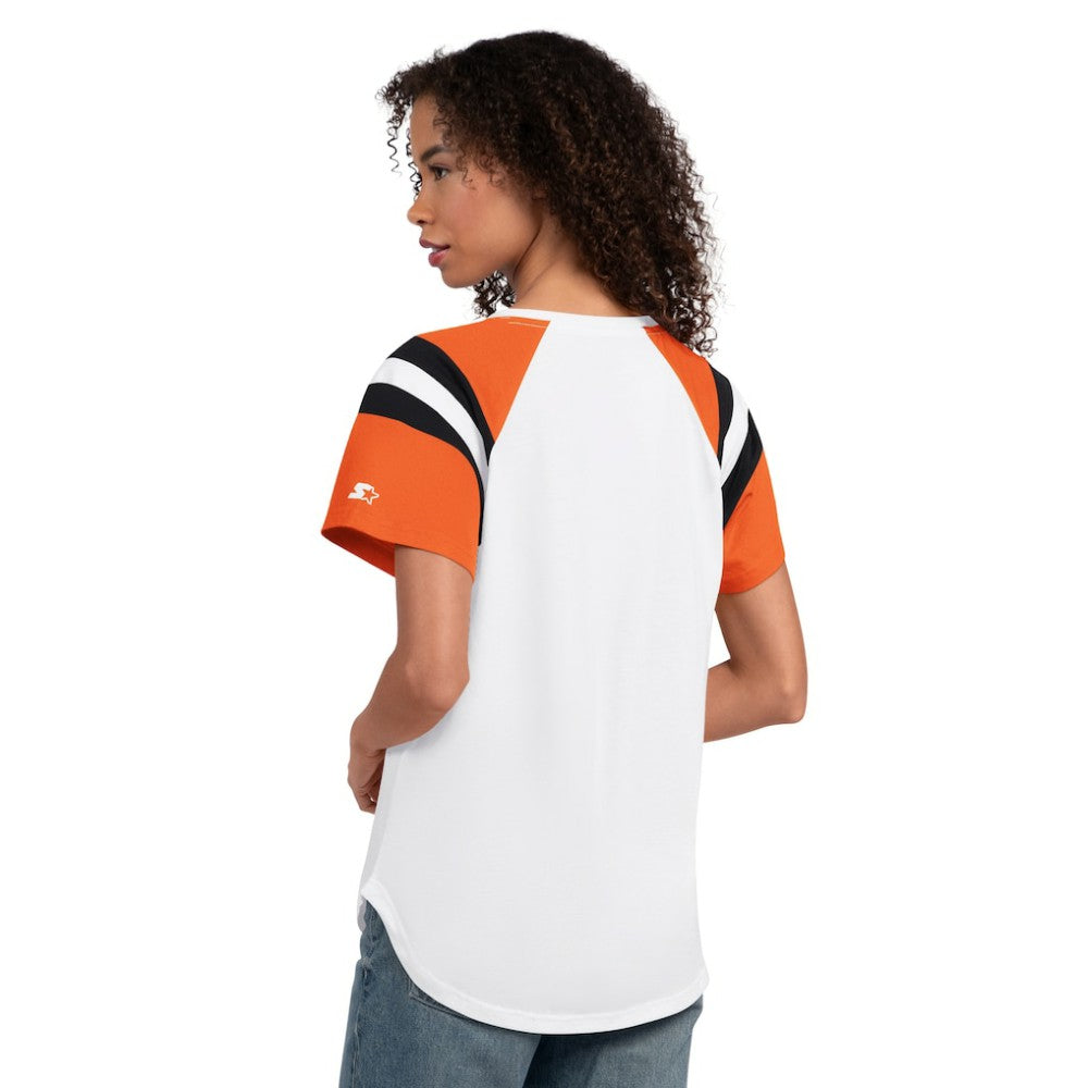 MLB Baltimore Orioles Starter Women's Game On Notch Neck T-Shirt