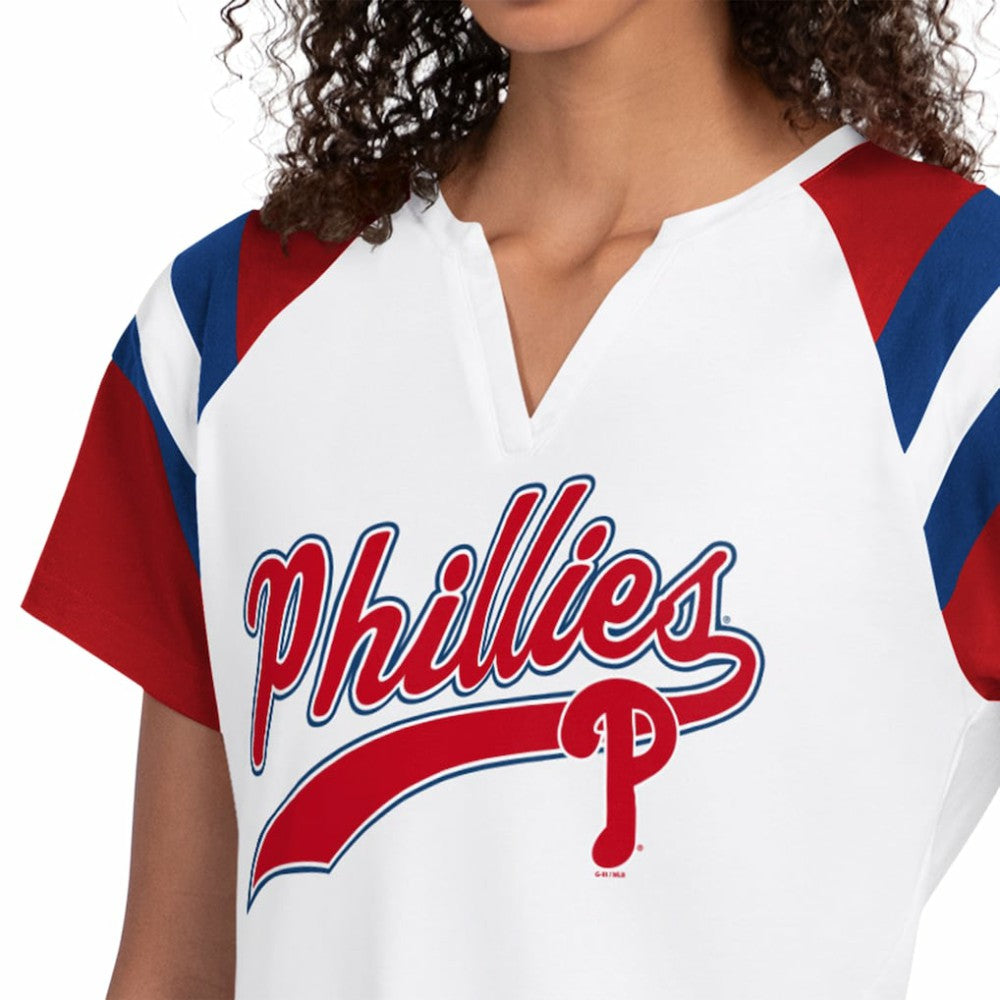 MLB Philadelphia Phillies Starter Women's Game On Notch Neck T-Shirt