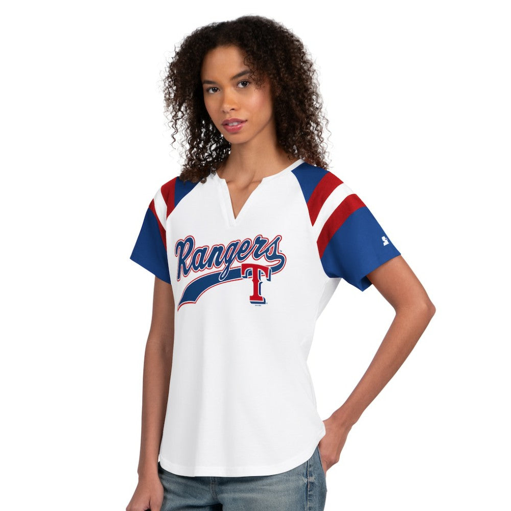 MLB Texas Rangers Starter Women's Game On Notch Neck T-Shirt