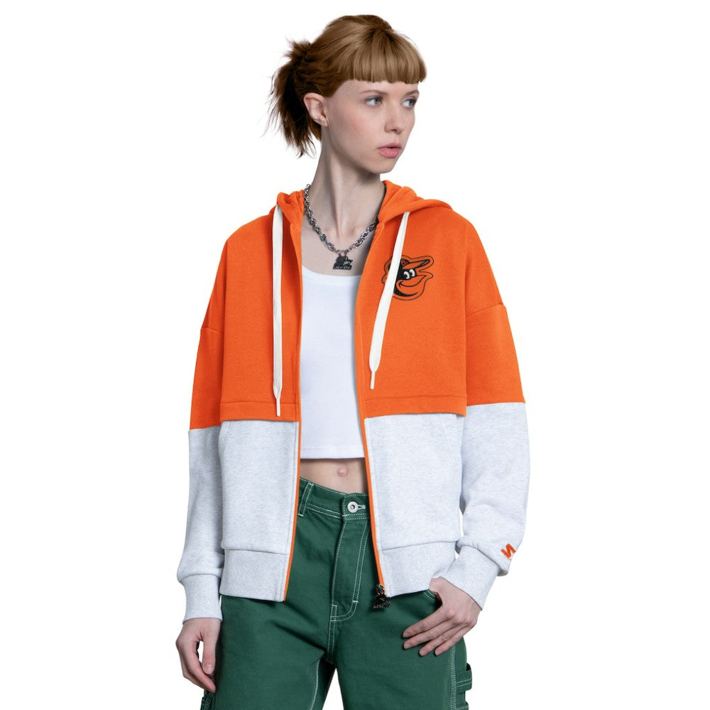 MLB Baltimore Orioles Starter Women's Wishbone Full-Zip Hoodie