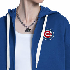 MLB Chicago Cubs Starter Women's Wishbone Full-Zip Hoodie
