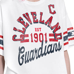 MLB Cleveland Guardians Starter Women's Cropped Hurry Up Offense T-Shirt