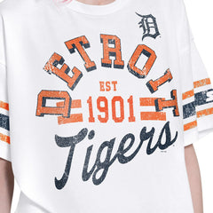 MLB Detroit Tigers Starter Women's Cropped Hurry Up Offense T-Shirt