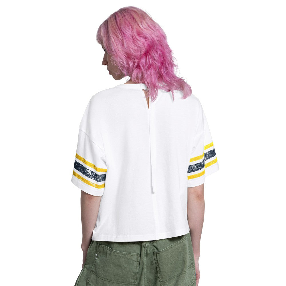 MLB Milwaukee Brewers Starter Women's Cropped Hurry Up Offense T-Shirt