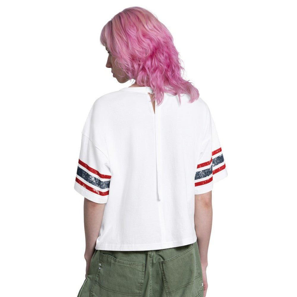 MLB Boston Red Sox Starter Women's Cropped Hurry Up Offense T-Shirt