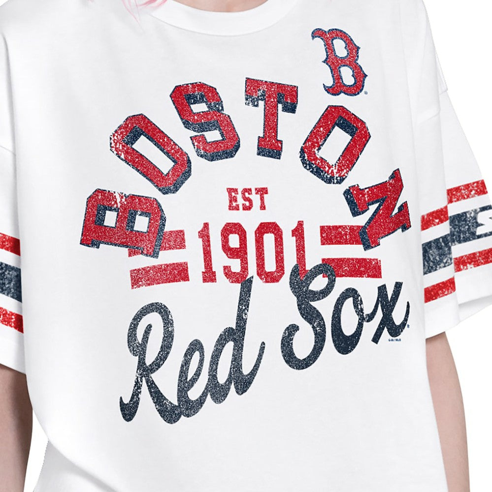 MLB Boston Red Sox Starter Women's Cropped Hurry Up Offense T-Shirt