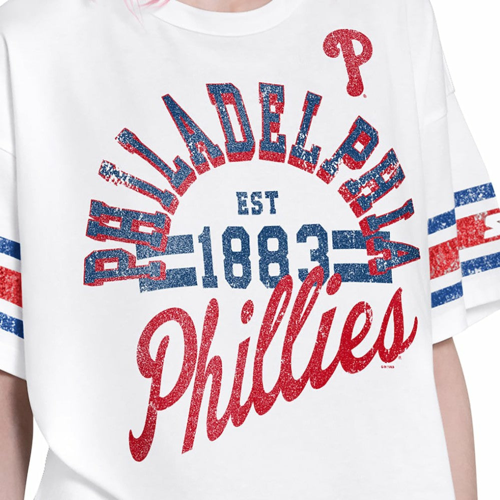 MLB Philadelphia Phillies Starter Women's Cropped Hurry Up Offense T-Shirt