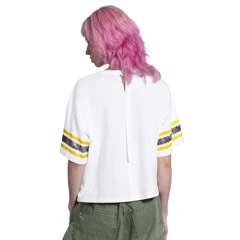 MLB San Diego Padres Starter Women's Cropped Hurry Up Offense T-Shirt