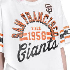 MLB San Francisco Giants Starter Women's Cropped Hurry Up Offense T-Shirt