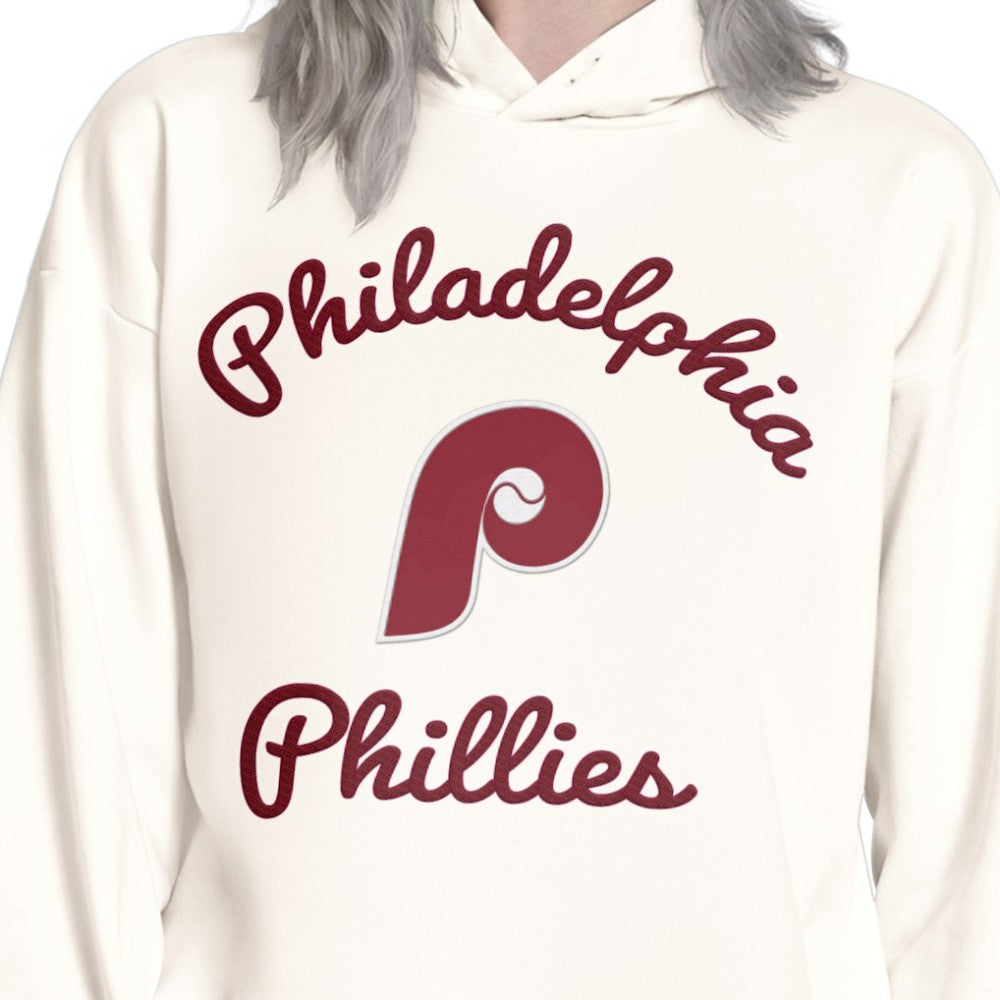 MLB Philadelphia Phillies Starter Women's Baseline Hoodie Sweatshirt