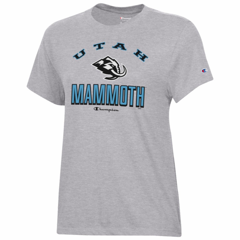 NHL Gray Utah Mammoth Champion Women's Core T-Shirt