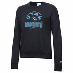 NHL Black Utah Mammoth Champion Women's Powerblend Fleece Sweatshirt