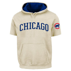 MLB Chicago Cubs Profile Big & Tall Contrast Short Sleeve Hoodie