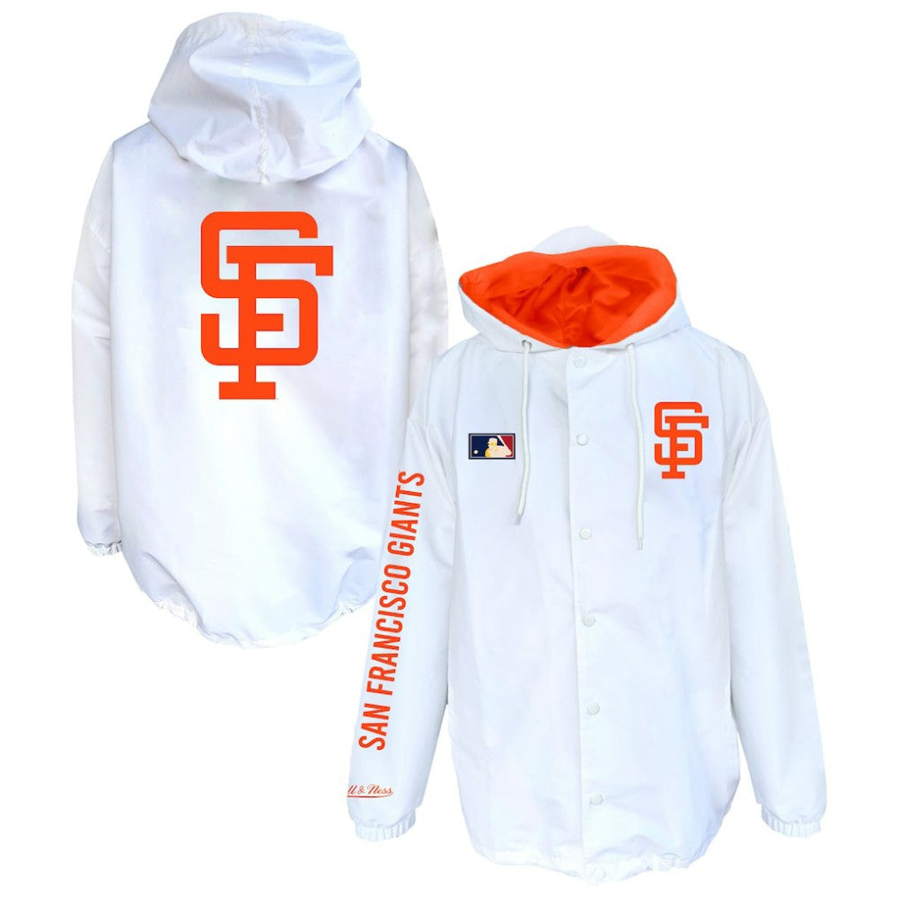 MLB San Francisco Giants Mitchell & Ness Big & Tall Full-Snap Hooded Jacket