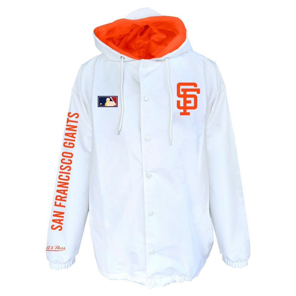 MLB San Francisco Giants Mitchell & Ness Big & Tall Full-Snap Hooded Jacket