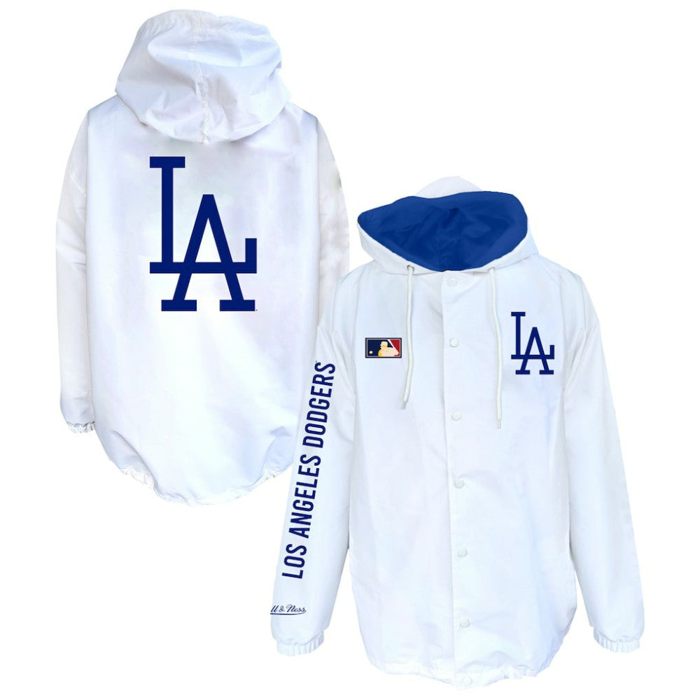MLB Los Angeles Dodgers Mitchell & Ness Big & Tall Full-Snap Hooded Jacket