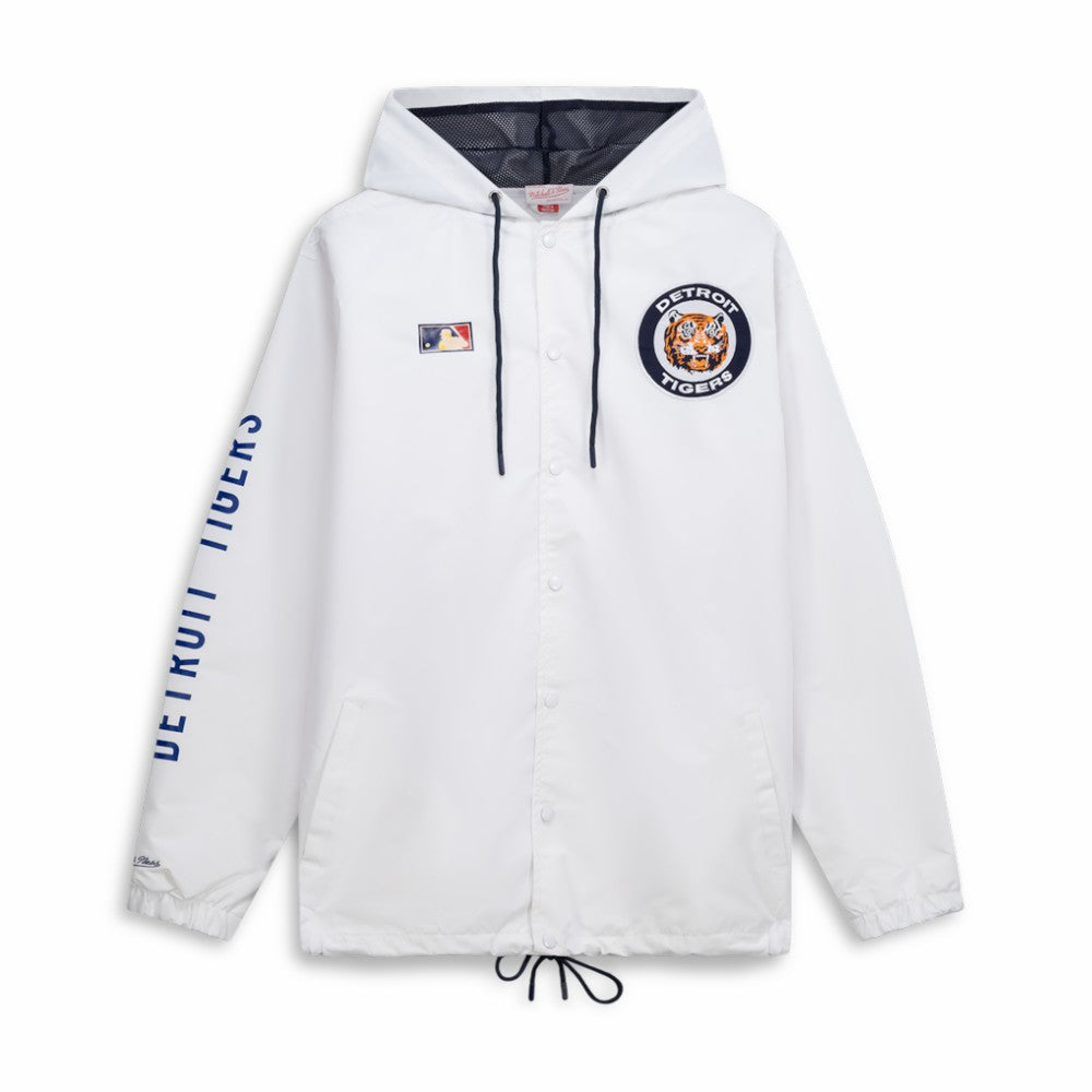 MLB Detroit Tigers Mitchell & Ness Big & Tall Full-Snap Hooded Jacket