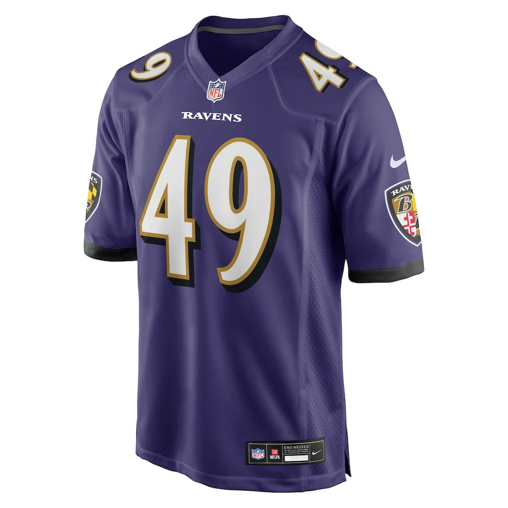 Jay Higgins IV  Team Game Jersey - Baltimore Ravens