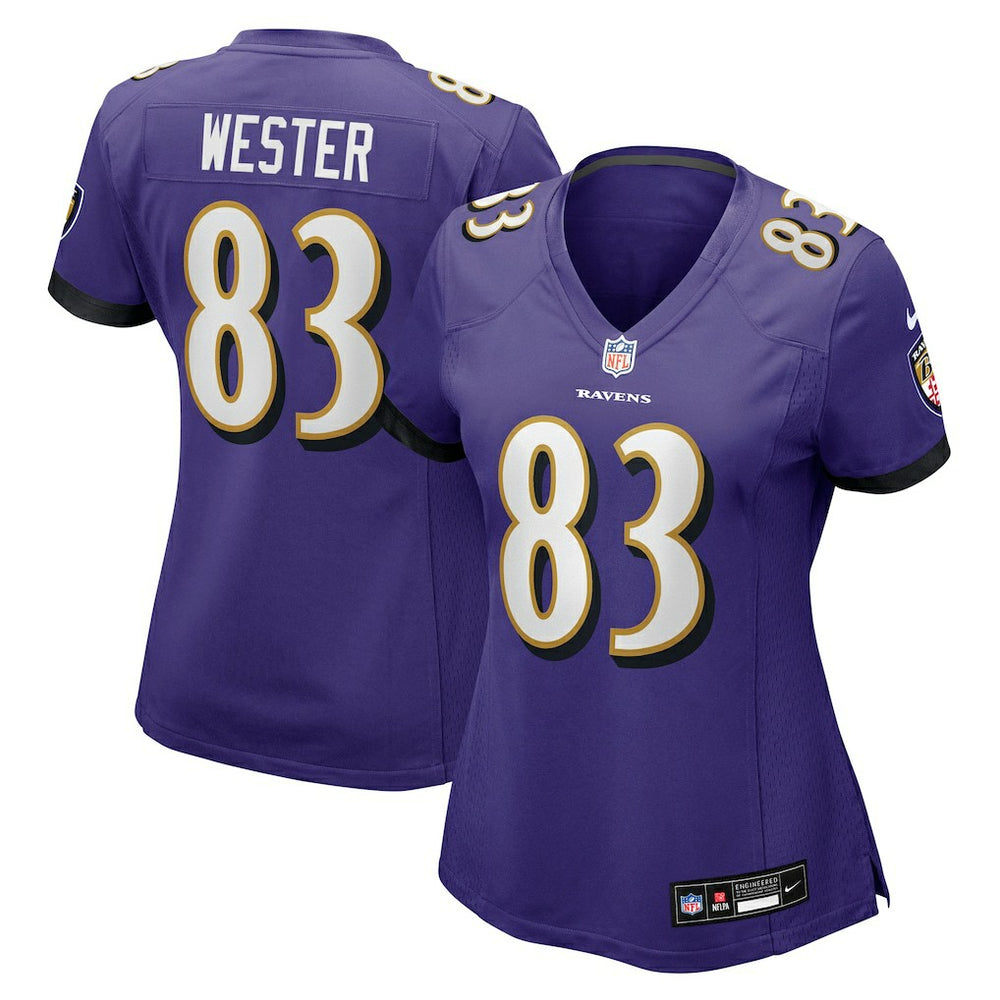 LaJohntay Wester  Women's Team Game Jersey - Baltimore Ravens