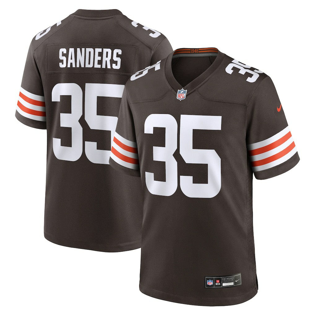 Raheim Sanders  Team Game Jersey - Cleveland Browns